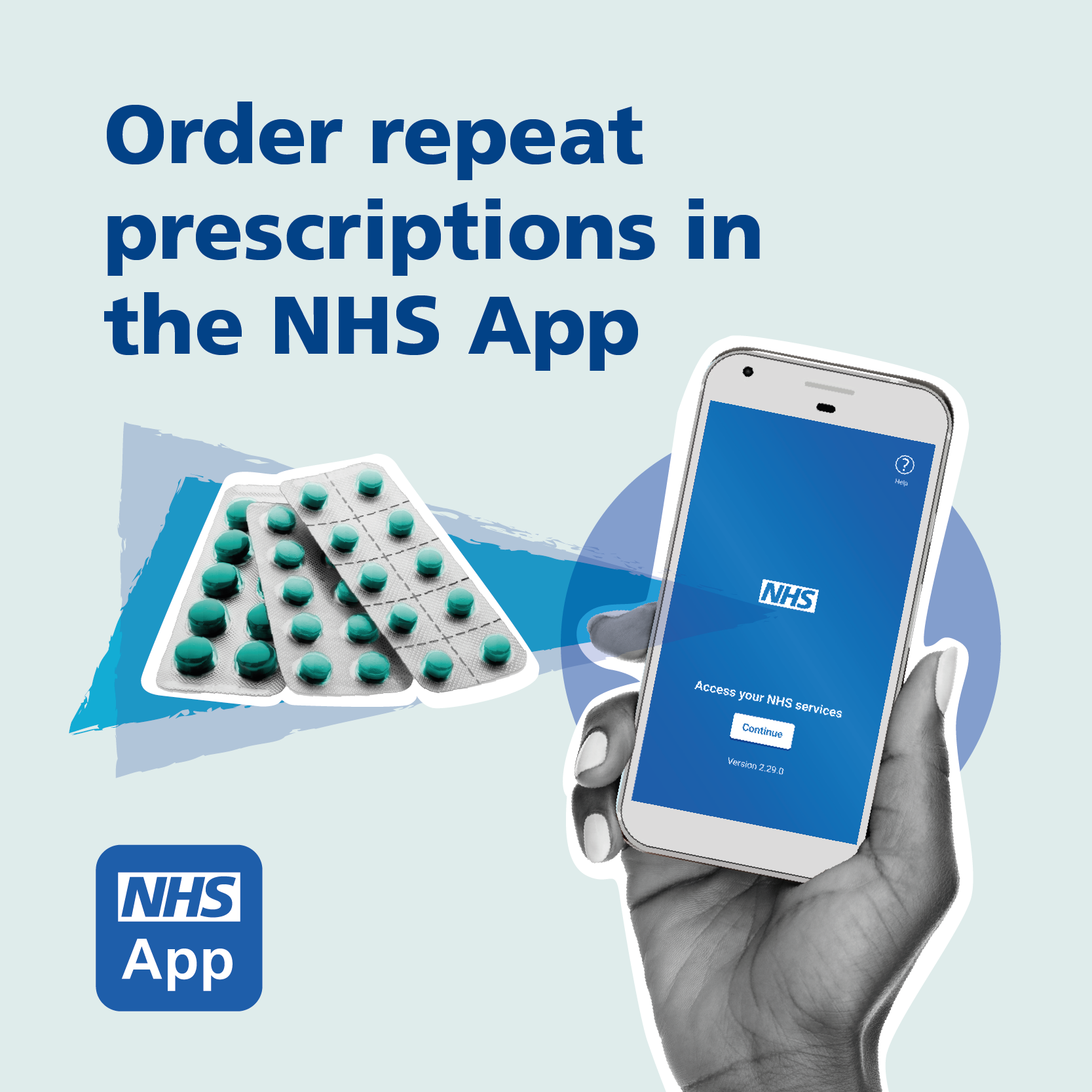 order your repeat prescriptions using the nhs app